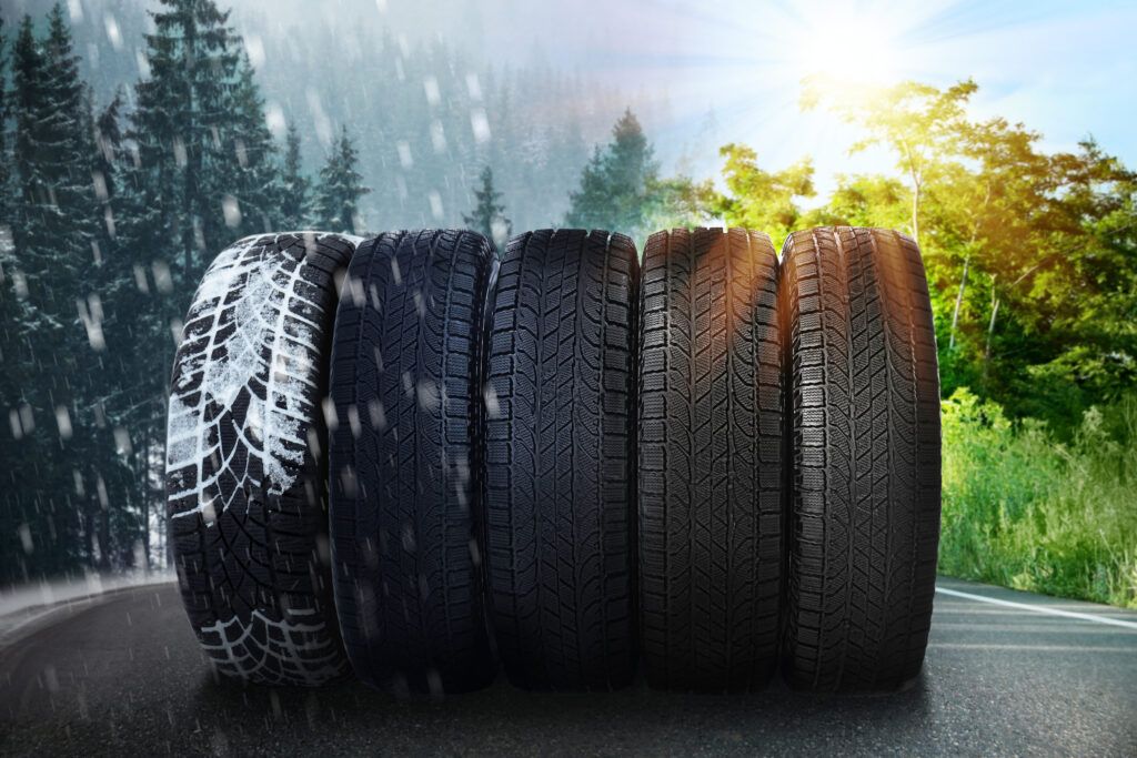 Tire changes reflected by season